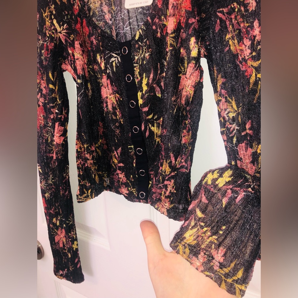 Free People lace long sleeve shirt - Picture 6 of 8